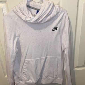 Nike pink dotted hoodie! Worn a couple of times!